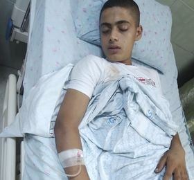 اصابة شاب سقط عليه جسم ثقيل خلال عمله في برطعة